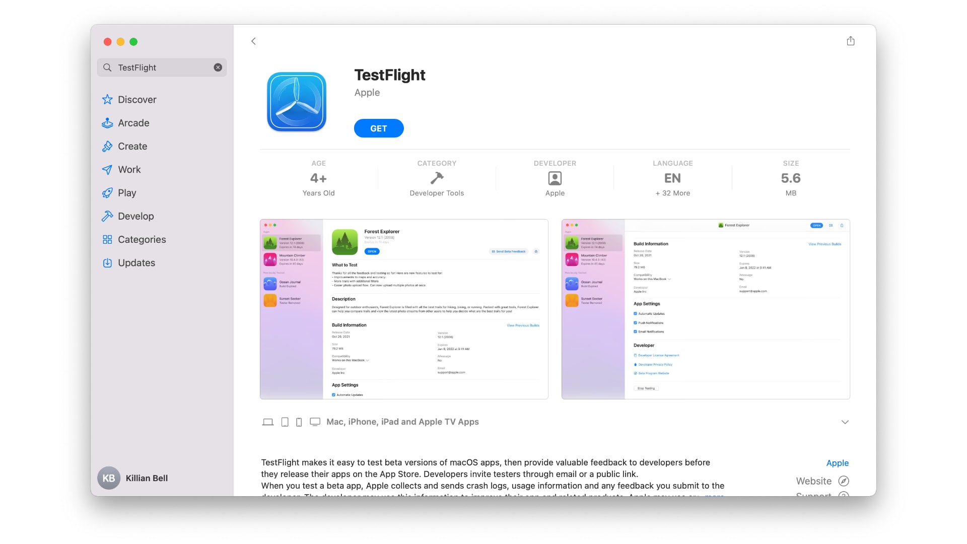TestFlight lands on Mac