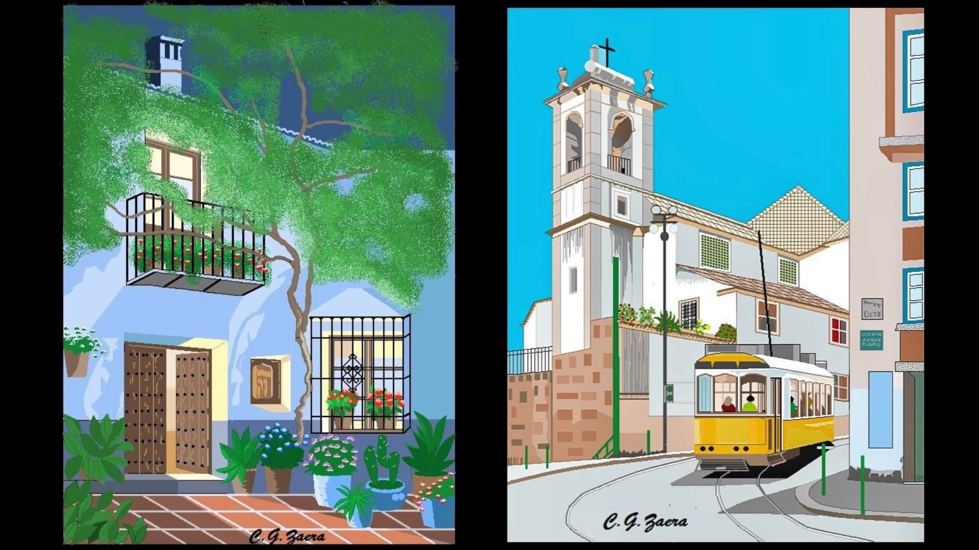 Concha García Zaera art from Microsoft Paint