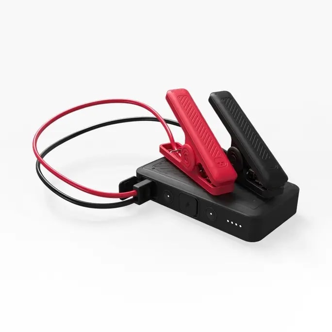 The compact is a jumpstarter for your vehicle that powers up gadgets, too.