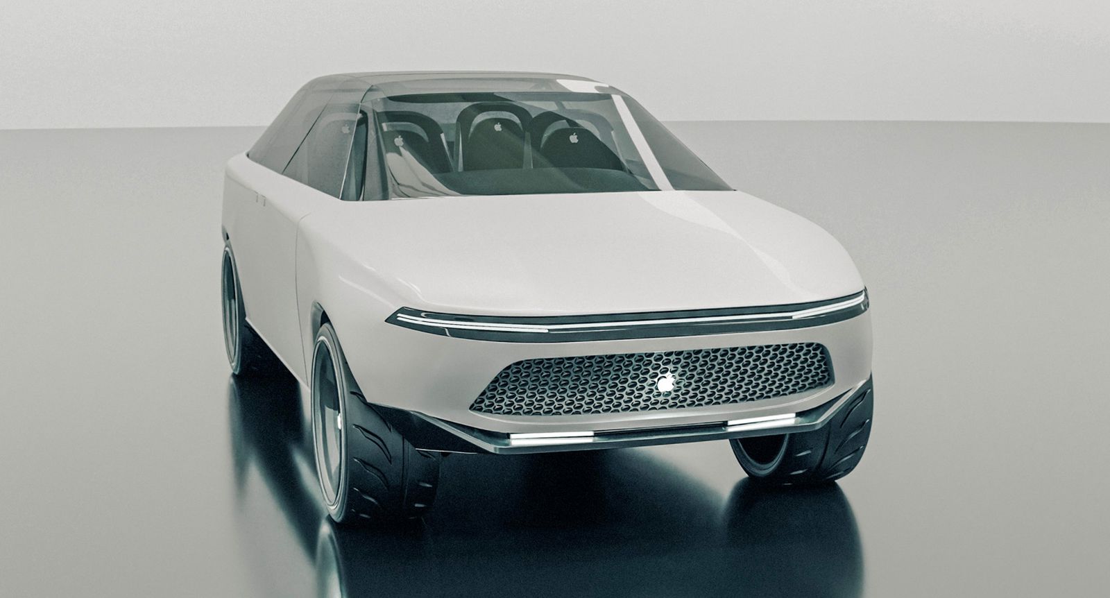 Vanarama's 3D render imagines a sleek Apple 