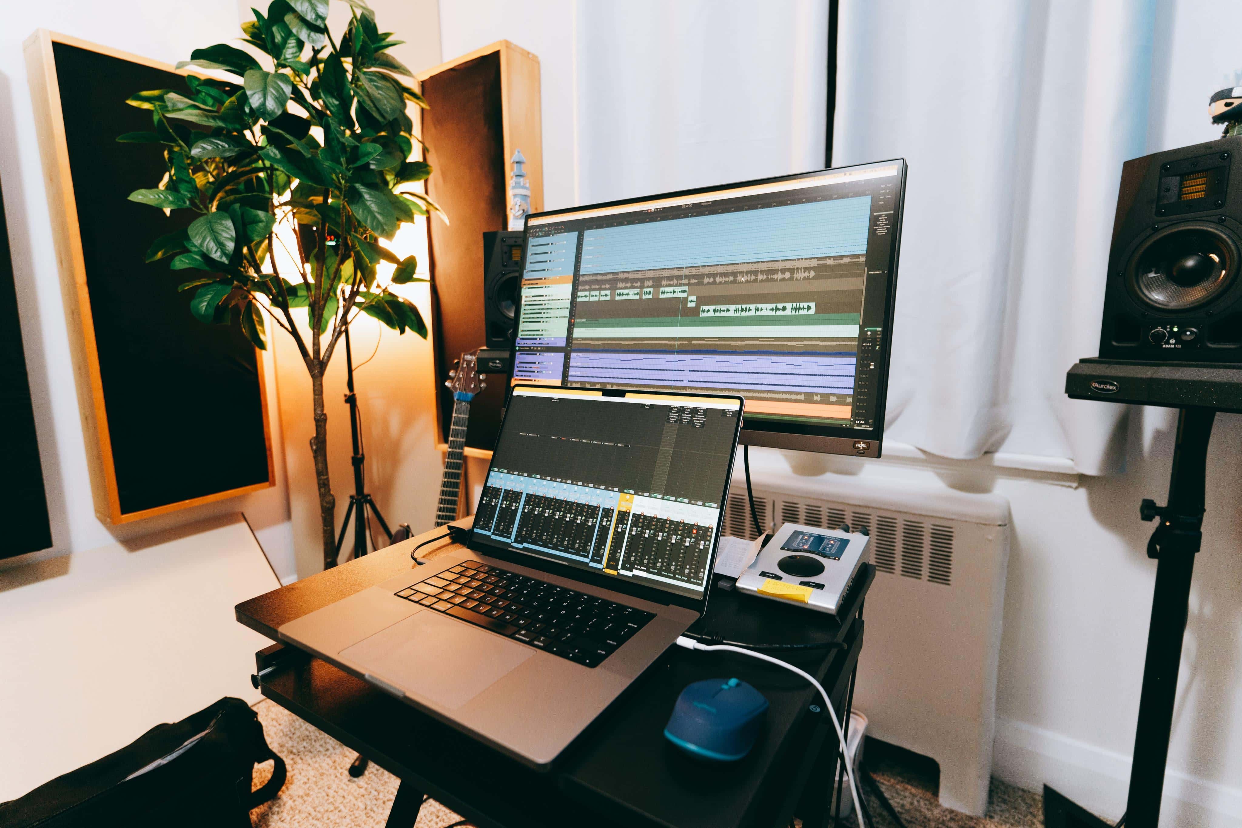 The audio engineer who uses this setup calls their 16-inch M1 Max MacBook 