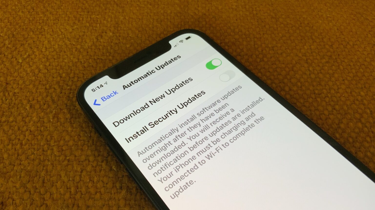 iOS security update