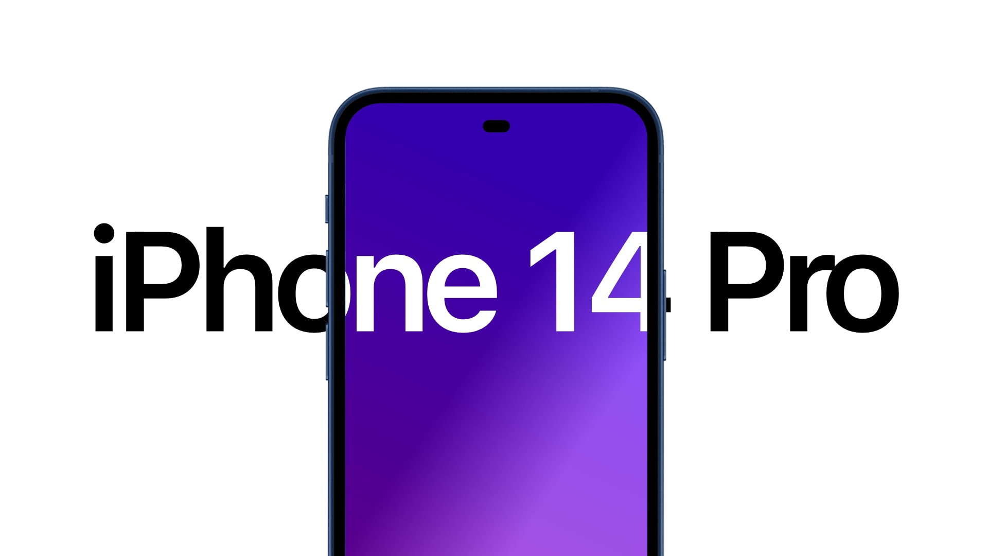 iPhone 14 Pro with pill-shaped camera