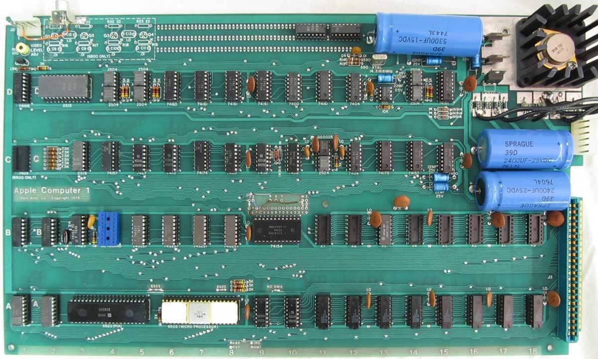 Some old Apple-1 circuit boards have a handwritten serial number and some don't