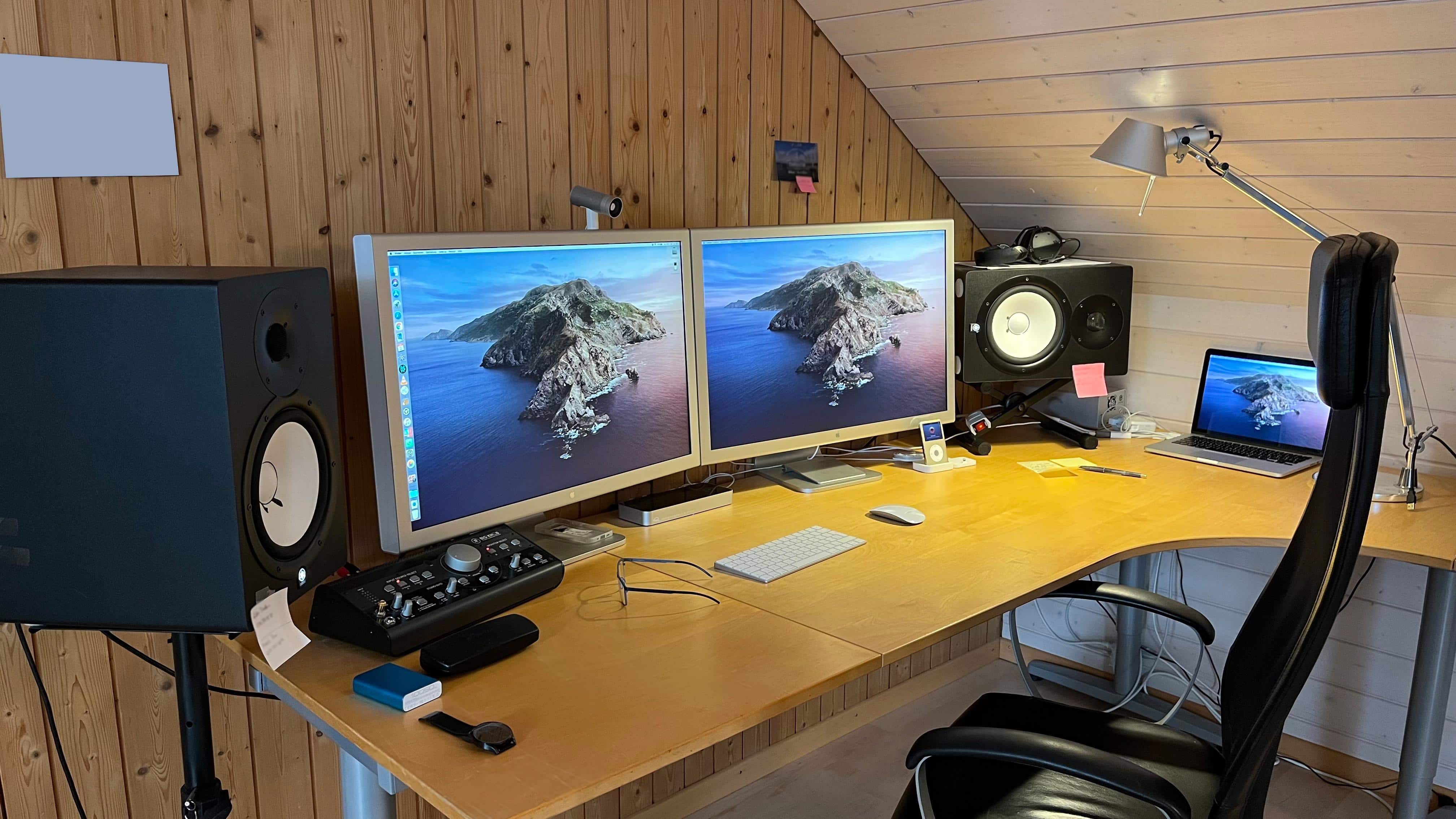 Which makes you swoon more, the 30-inch Cinema Displays or the Yamaha powered speakers?