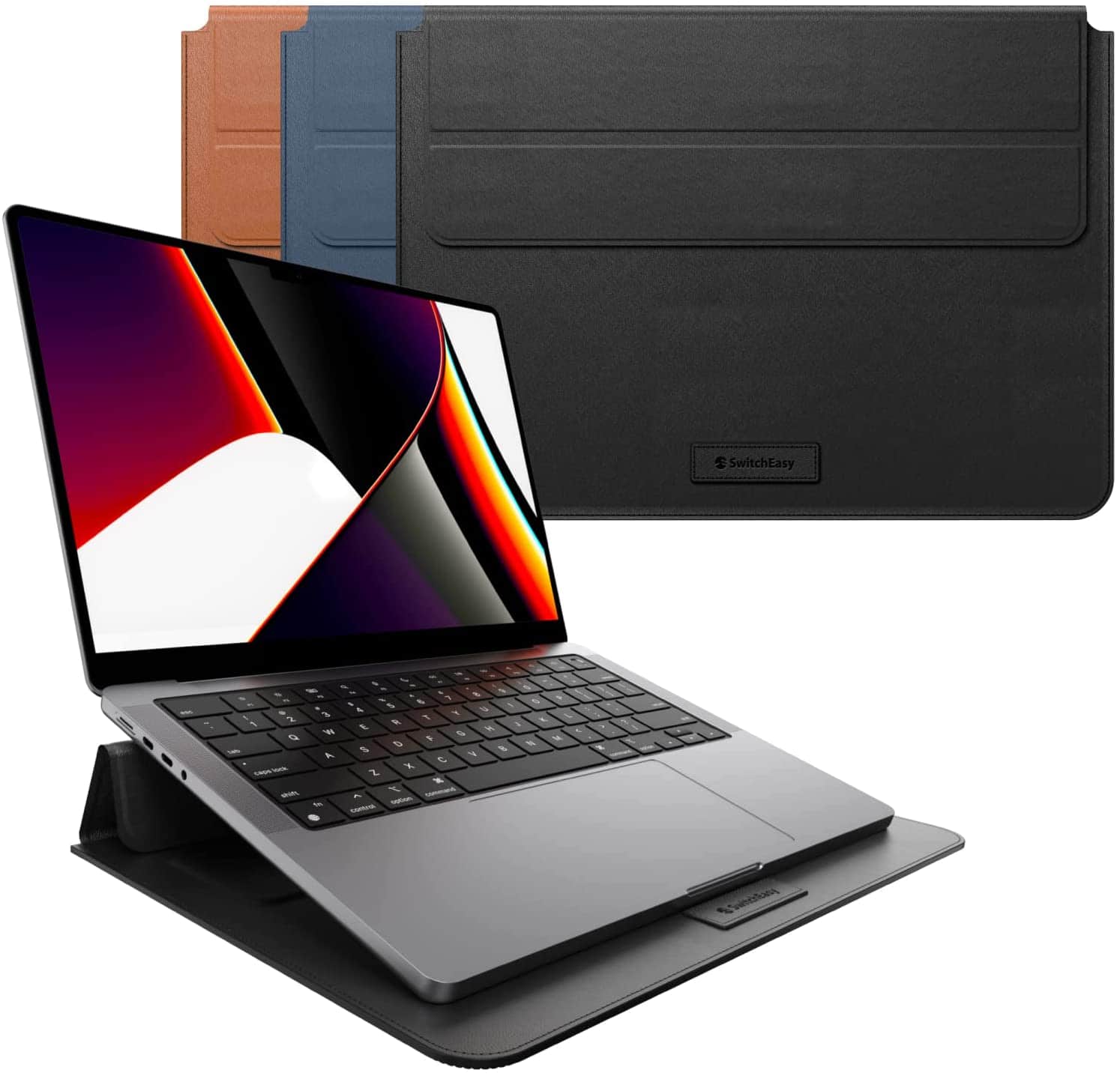 SwitchEasy's EasyStand is a stand and sleeve for your MacBook.