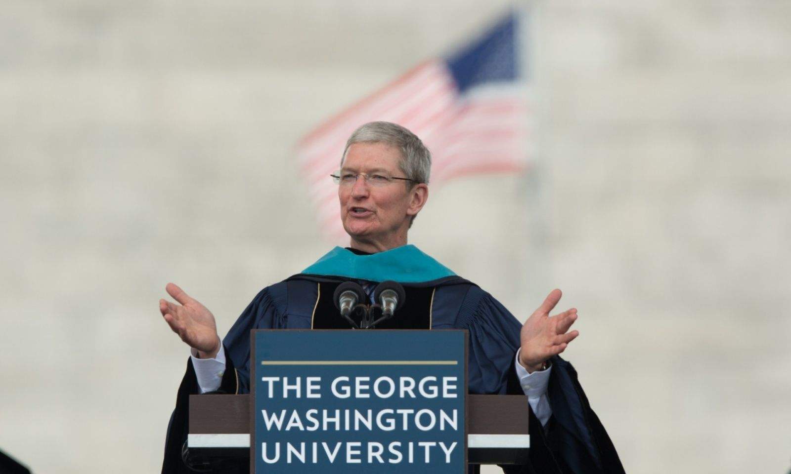 Cook during a previous commencement address.