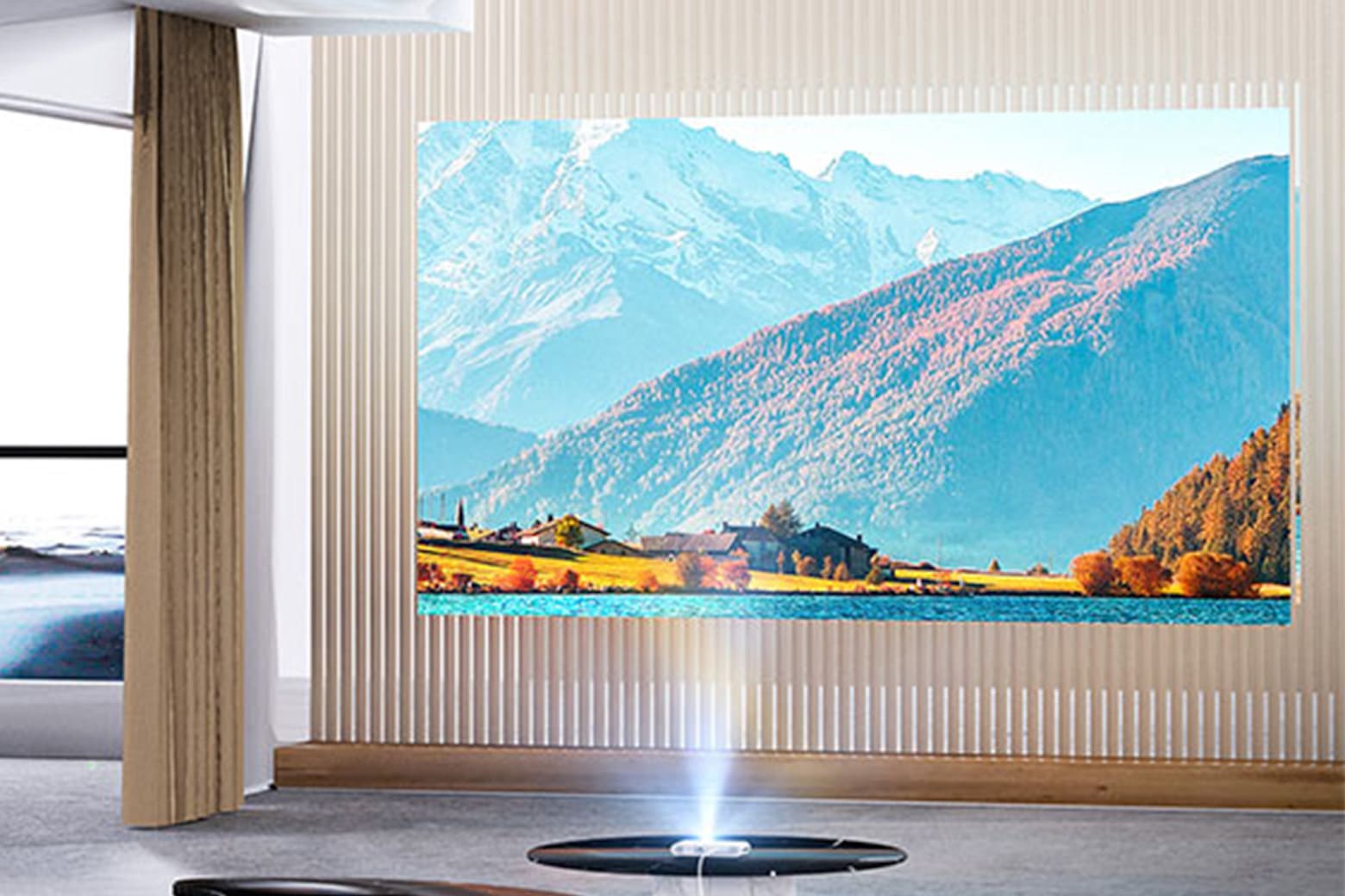 Hit the road in style with this mobile personal theater.