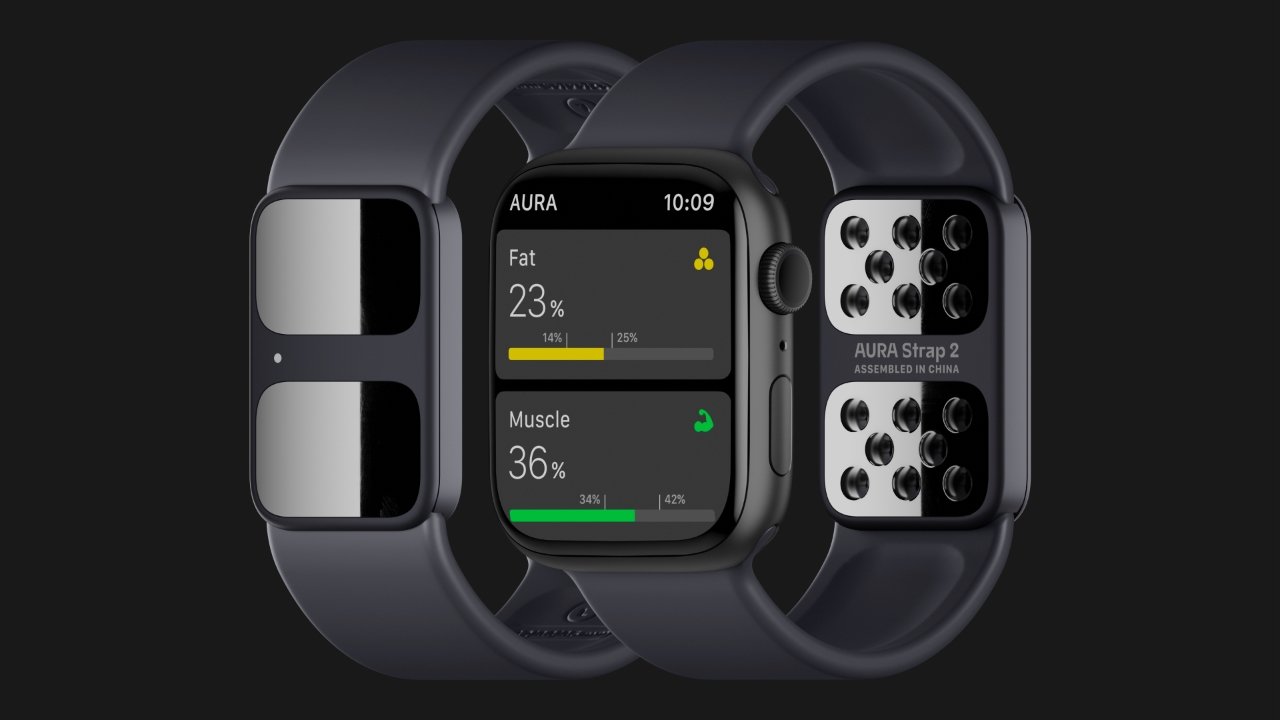 Aura Strap 2 lets you track your fat, muscle and water levels with an app and a fitness-oriented subscription service.