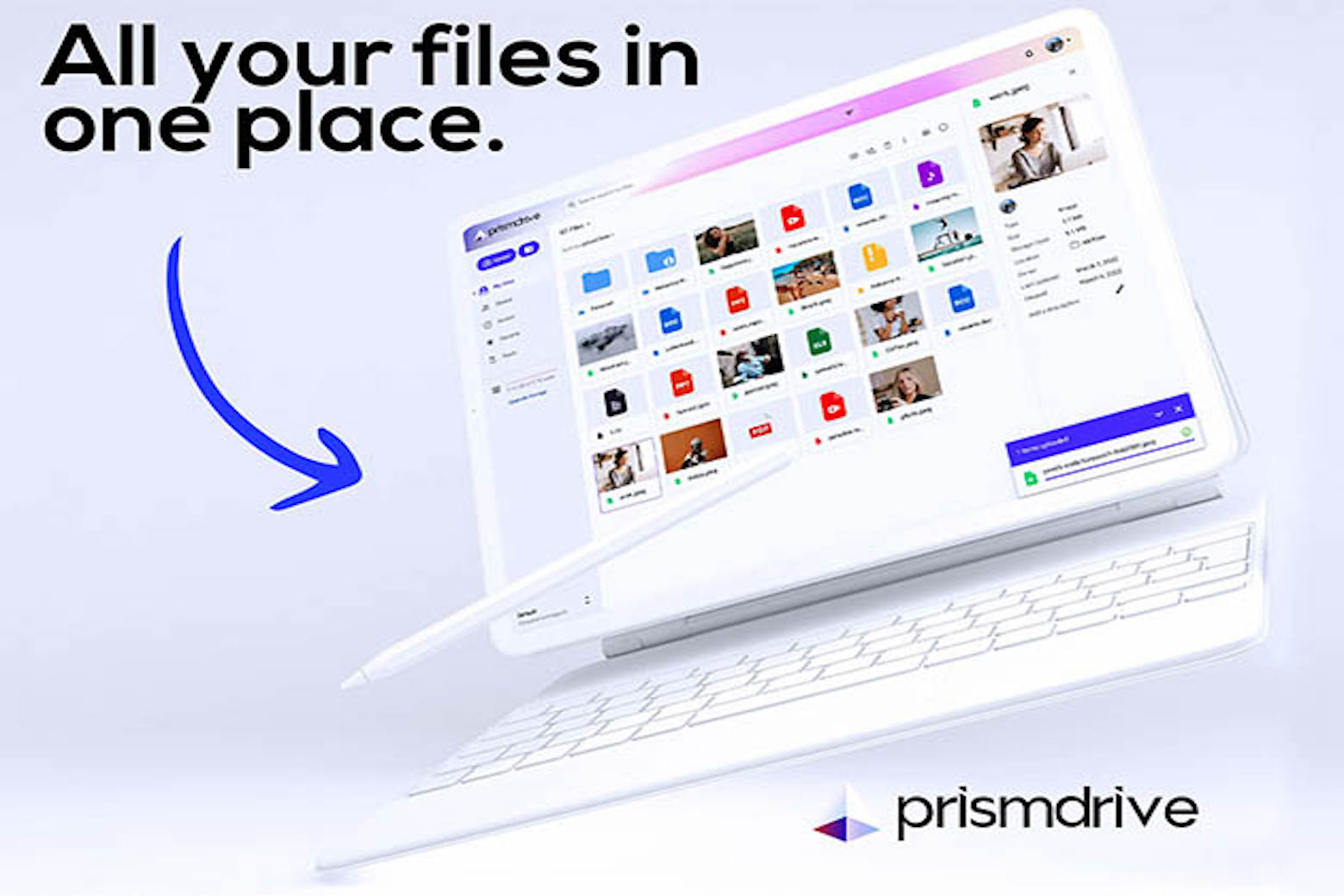 This 2TB cloud storage is simple & effective.