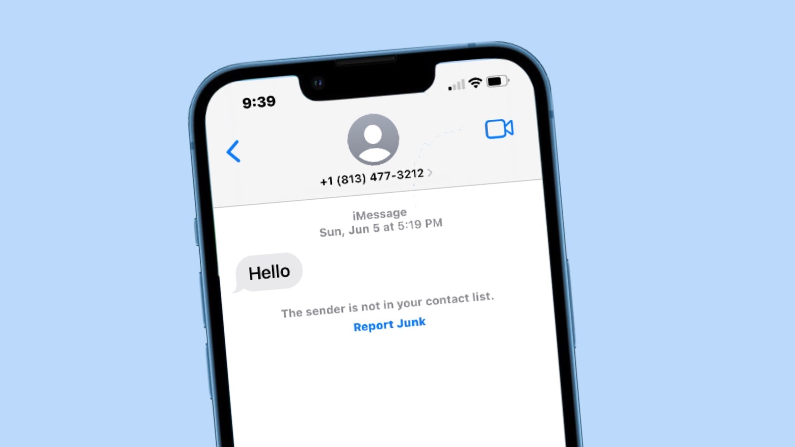 iOS 16 lets users report spam SMS messages as junk