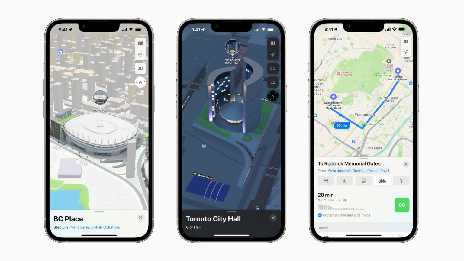 3D maps are launching in more cities.