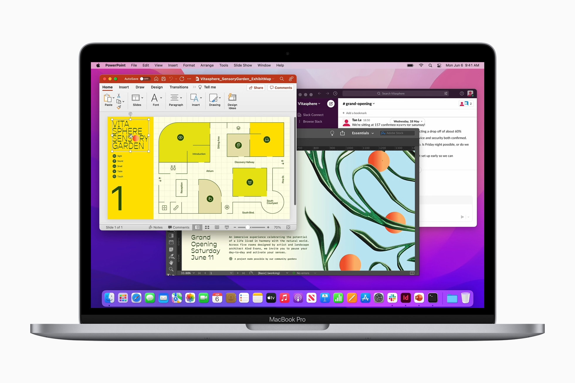 The 13-inch M2 MacBook Pro supports up to 24GB of fast unified memory and 100GB/s of memory bandwidth for major multitasking.