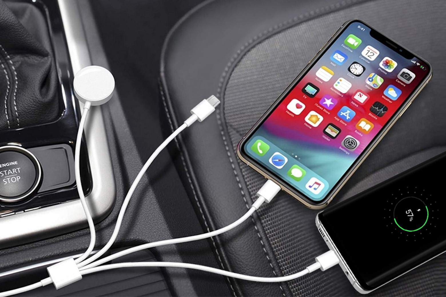 This 4-port charger is great 4 travelers.