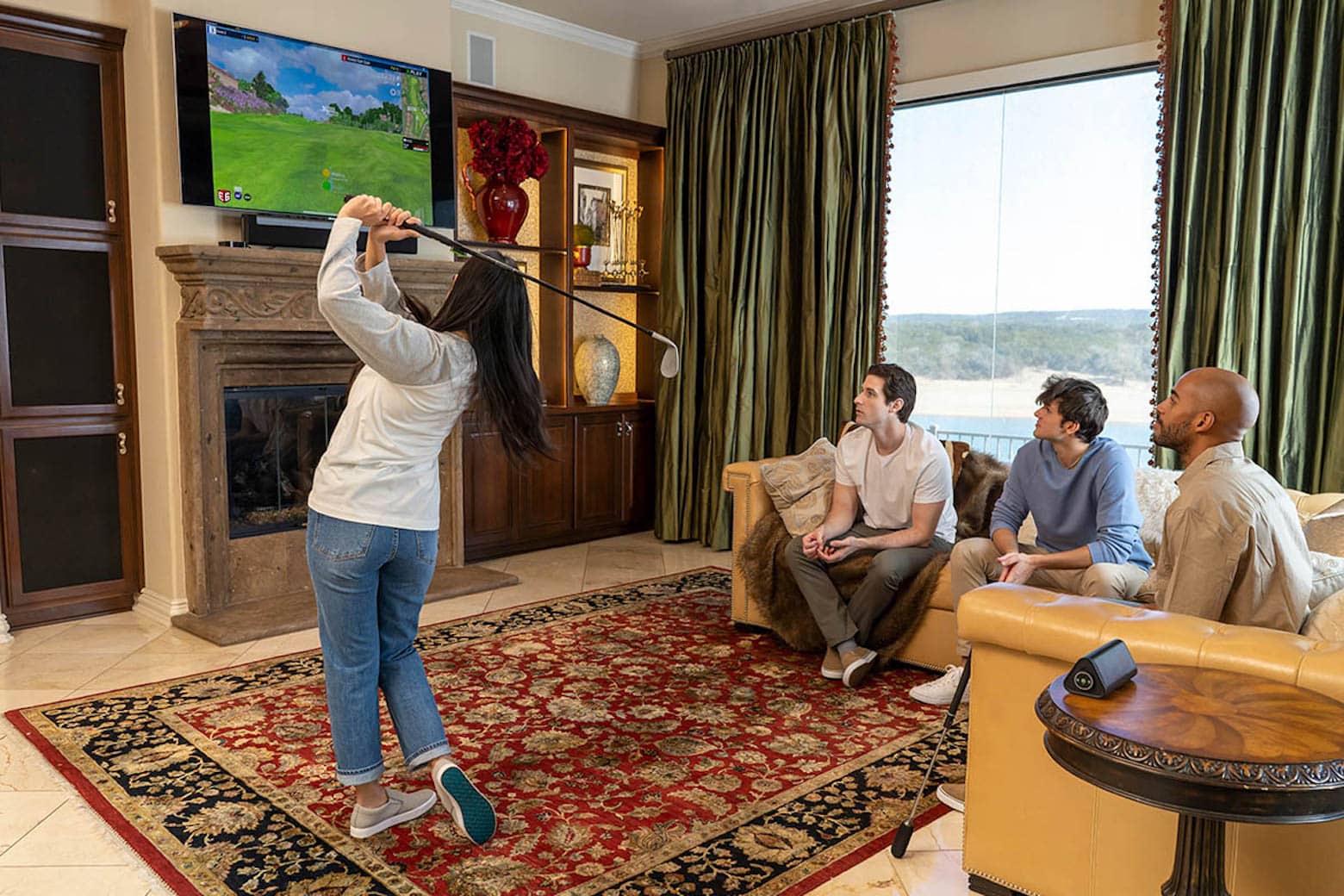 Grab this golf sim for Father's Day soon!