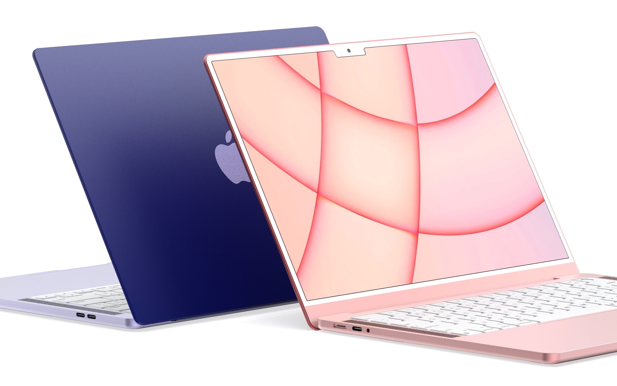 New renders show a sleek and colorful New MacBook Air.