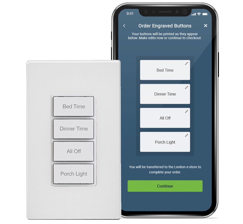 Leviton's updated switch gives you one-touch control over HomeKit scenes.