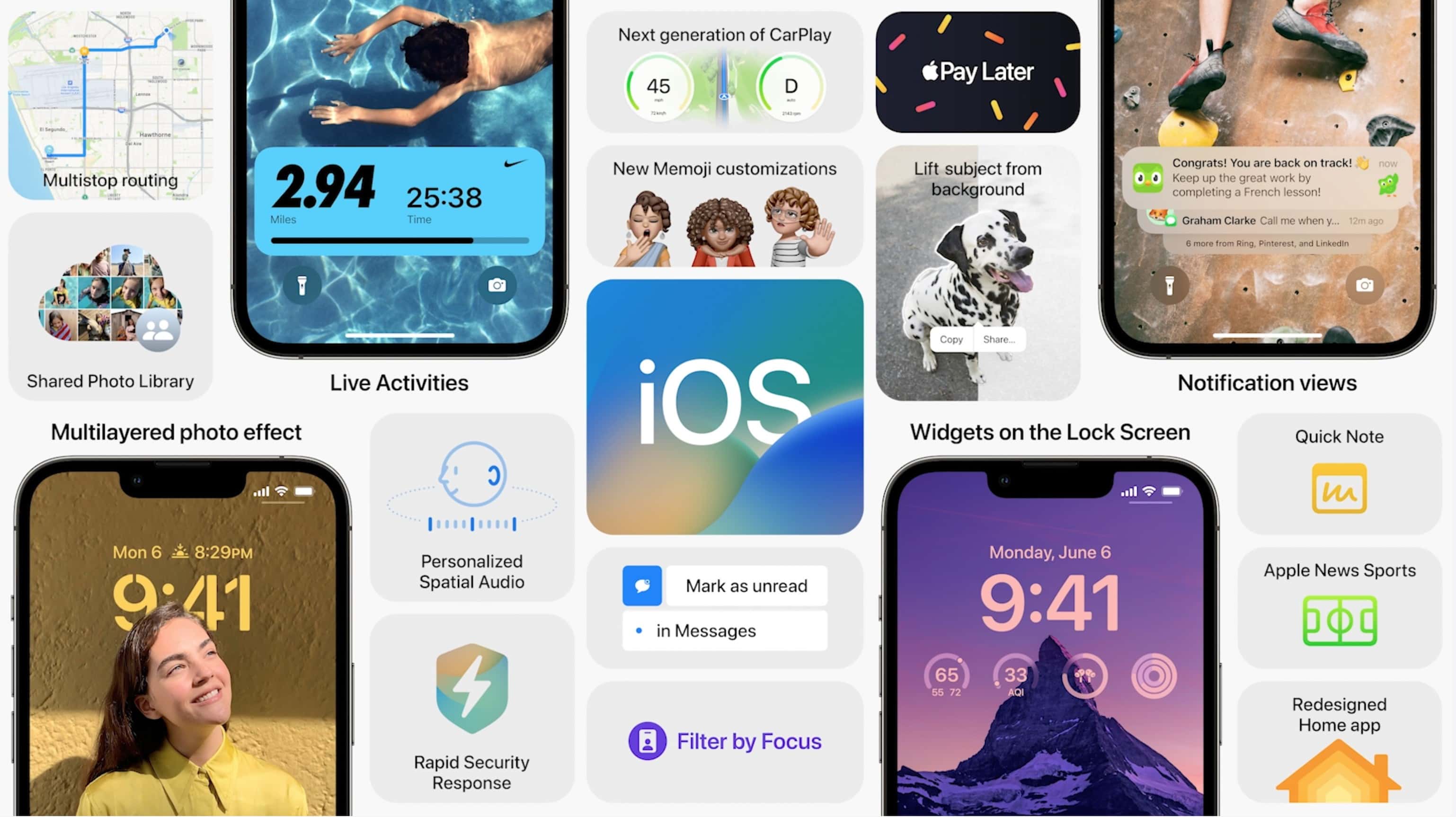 WWDC22: iOS 16 will bring a surprising number of new features.