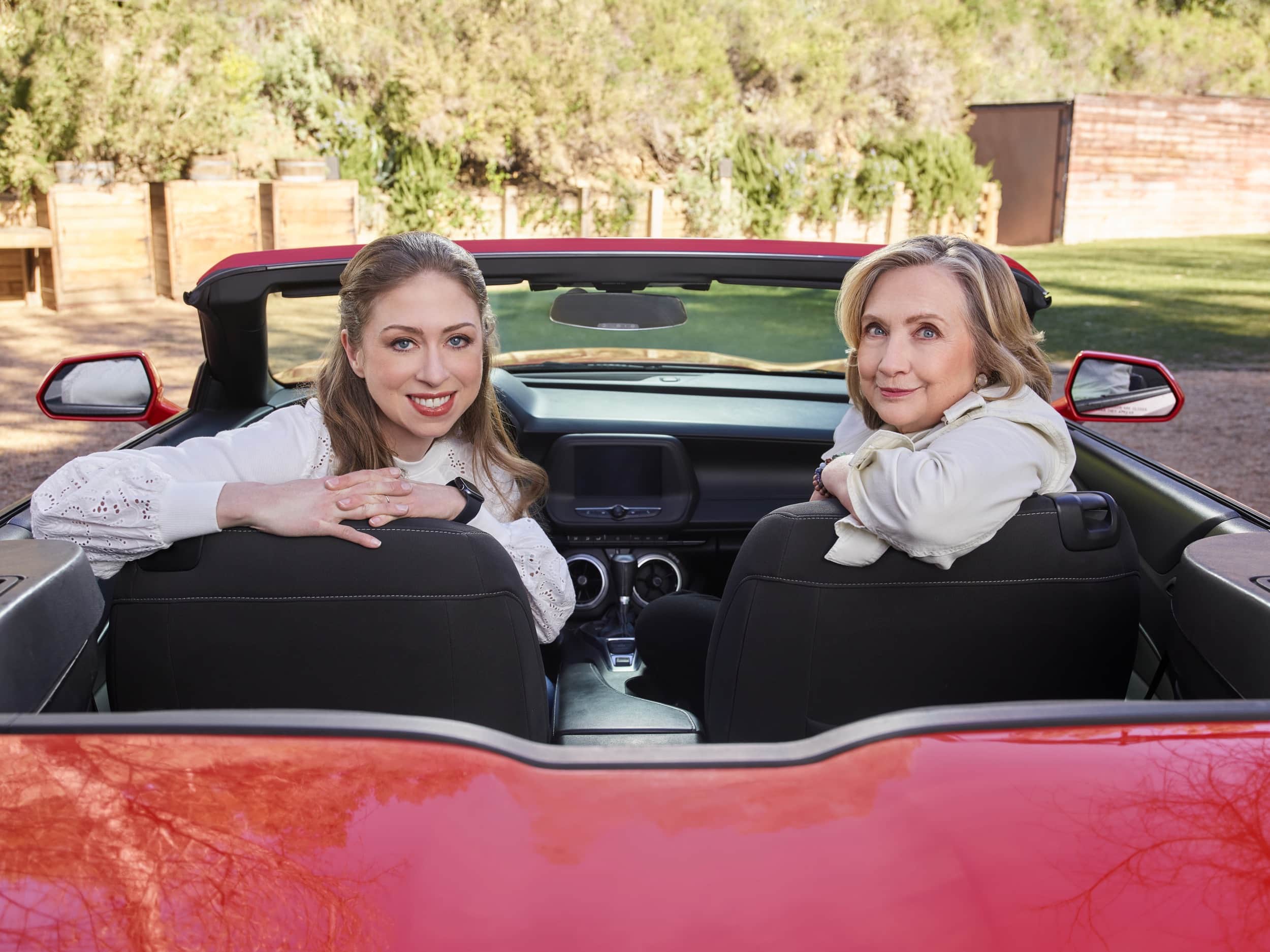 In new Apple TV+ docuseries Gutsy, Chelsea and Hillary Clinton will interview women that inspire them.