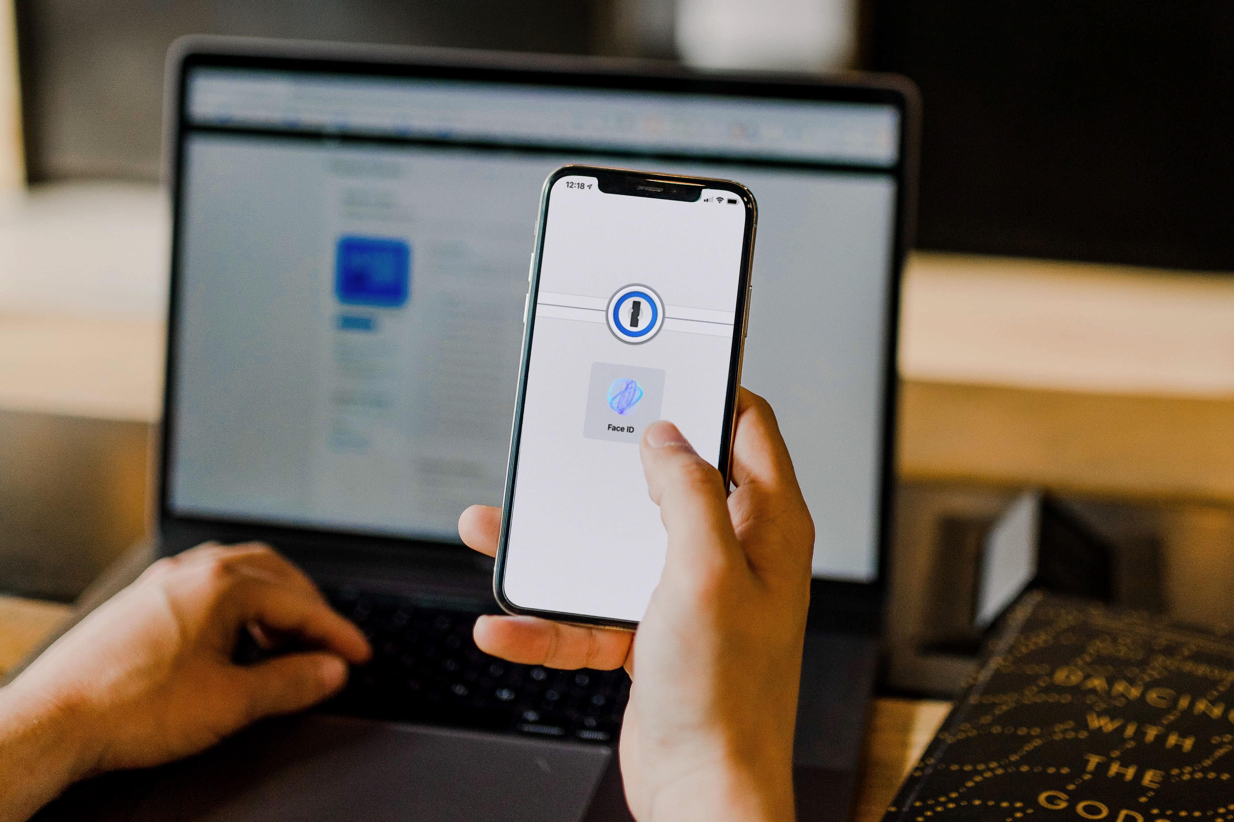 1Password app sign in with FaceID