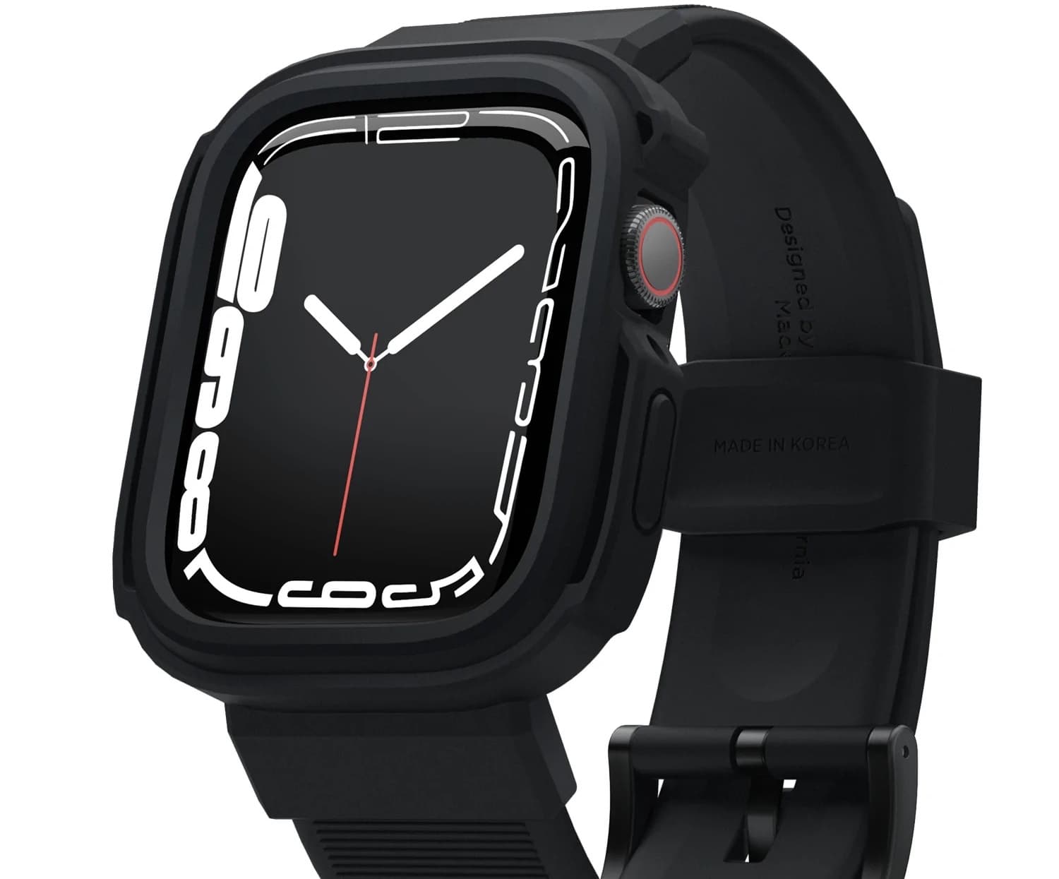 This rugged case and band will keep your Apple Watch safe.
