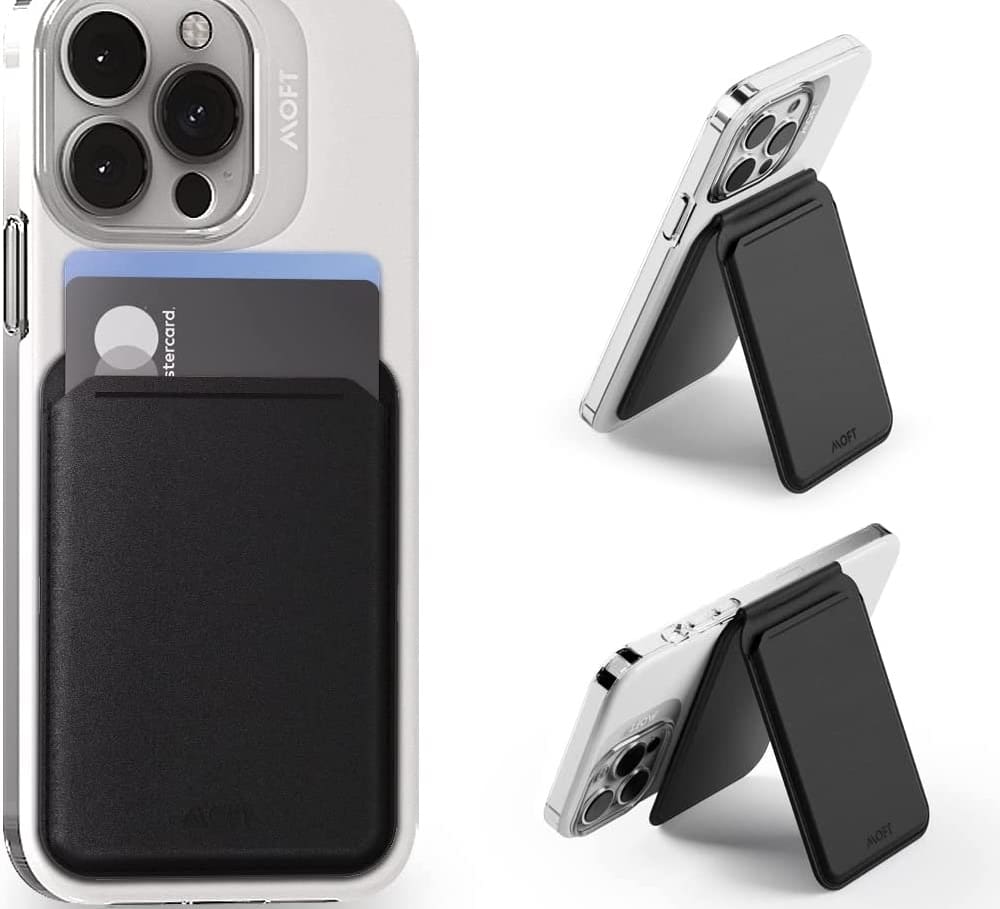 The new Moft Flash Wallet & iPhone Stand is MagSafe-compatible.