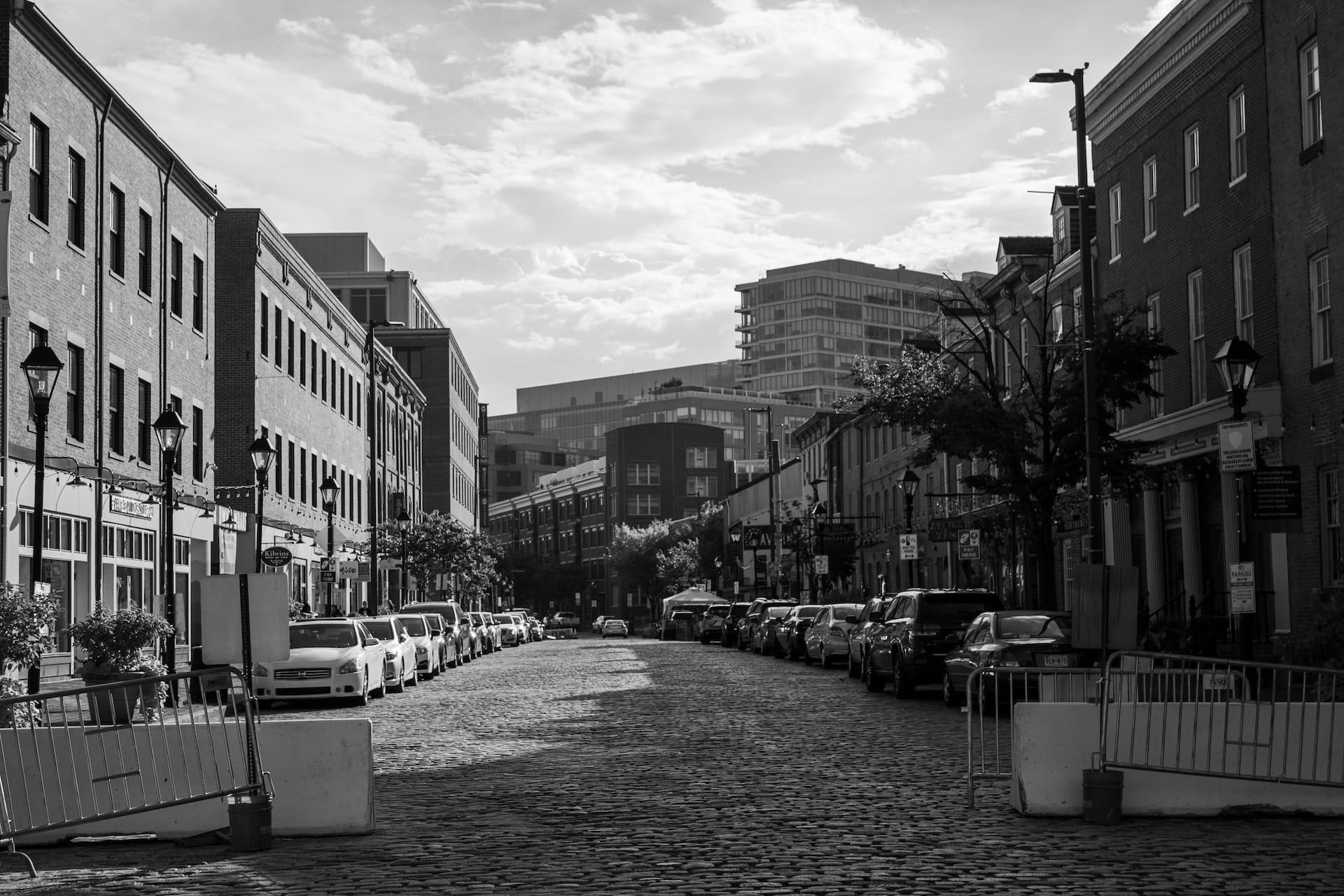 The shooting threat halted filming in downtown Baltimore.