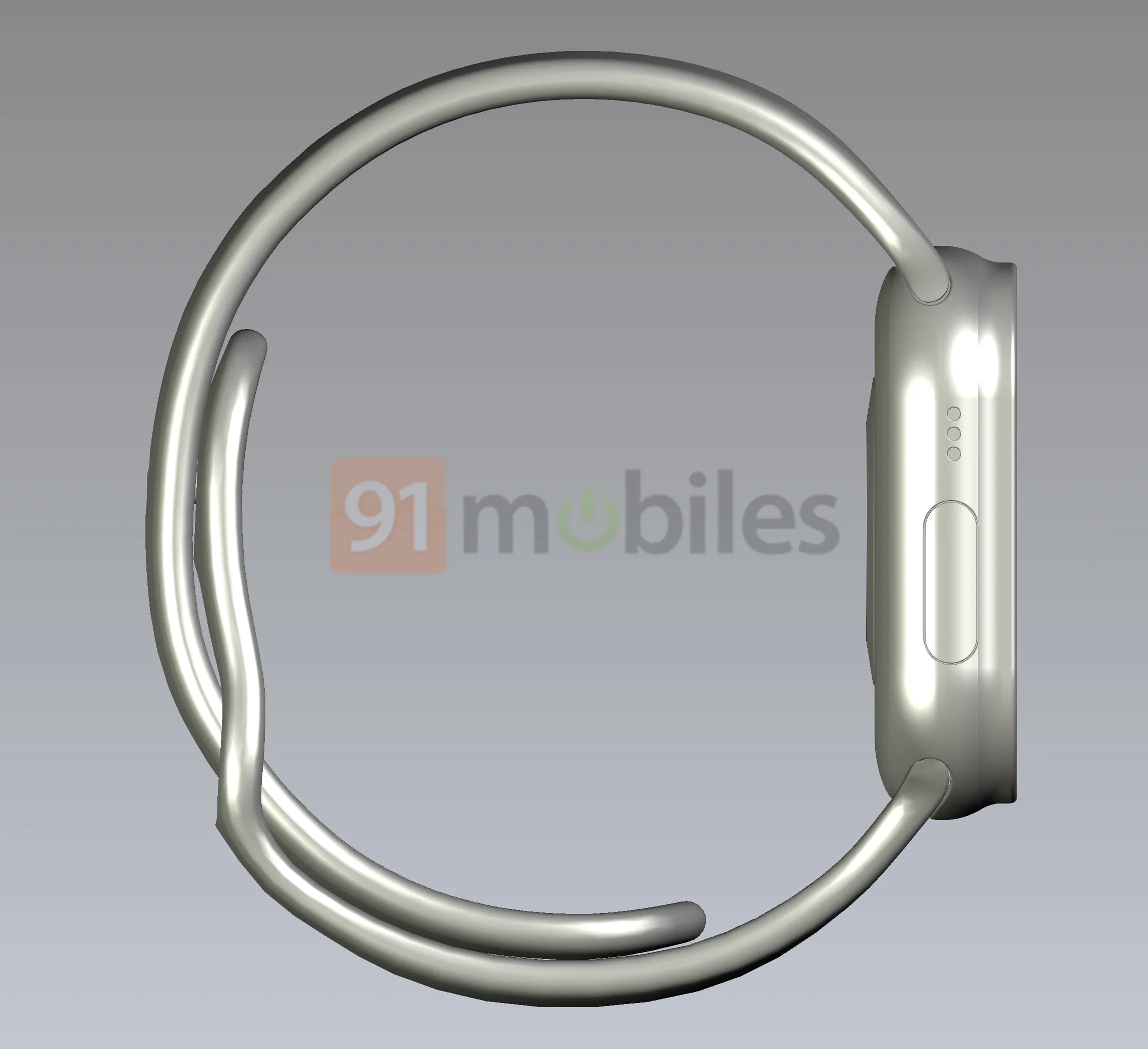 Apple Watch Pro CAD render