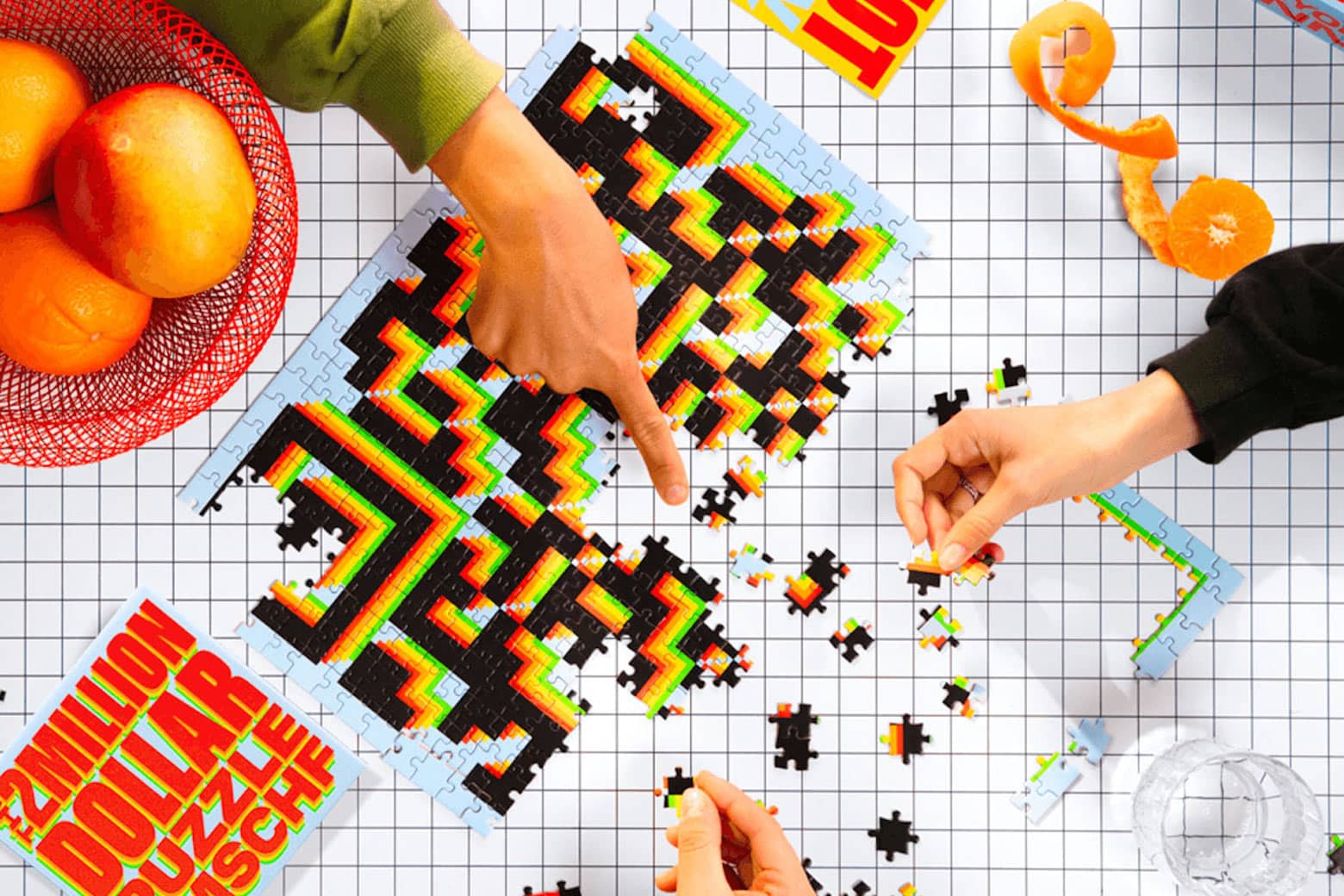 Complete this unique puzzle and you could win a million dollars.  