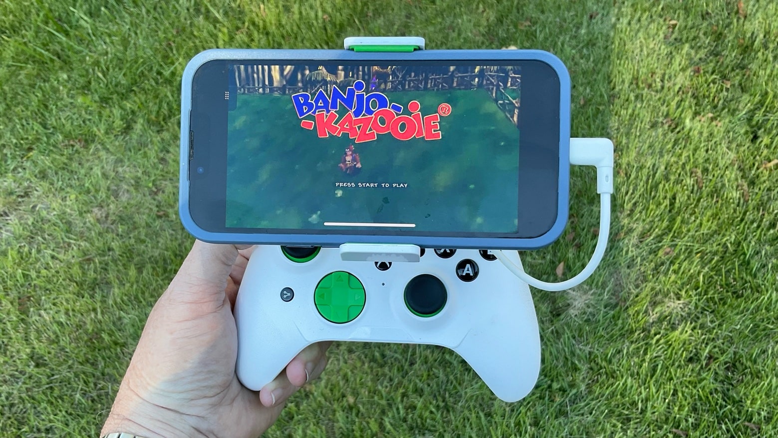 Old school Xbox gaming on the RiotPWR Controller.