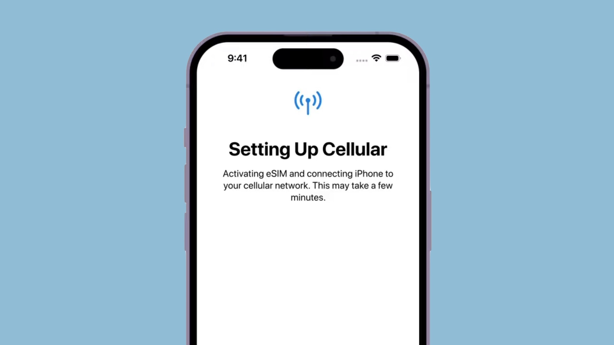Apple video explains how to activate an iPhone 14 eSIM
