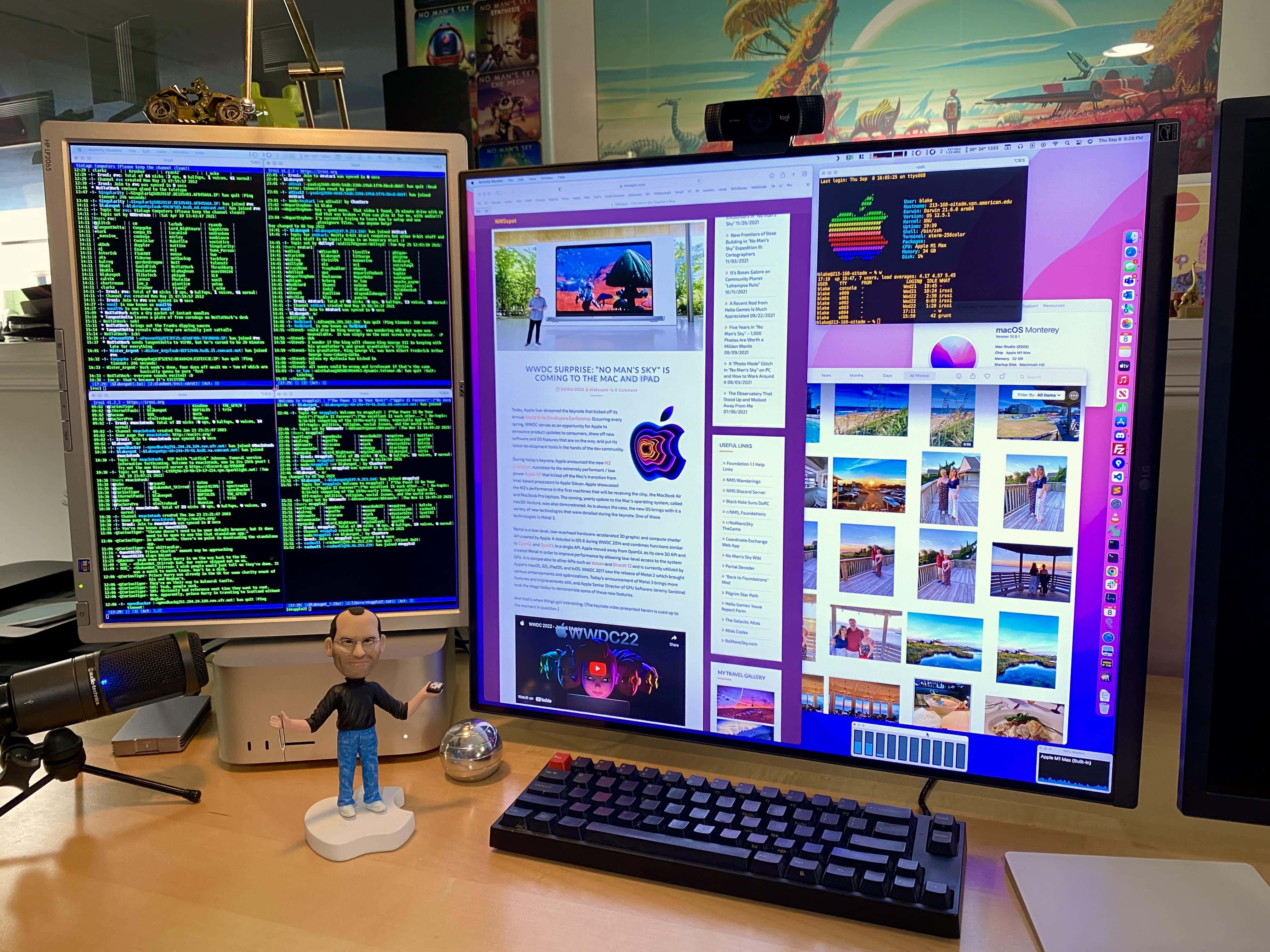 It's hard to look at anything but that weird, square display.