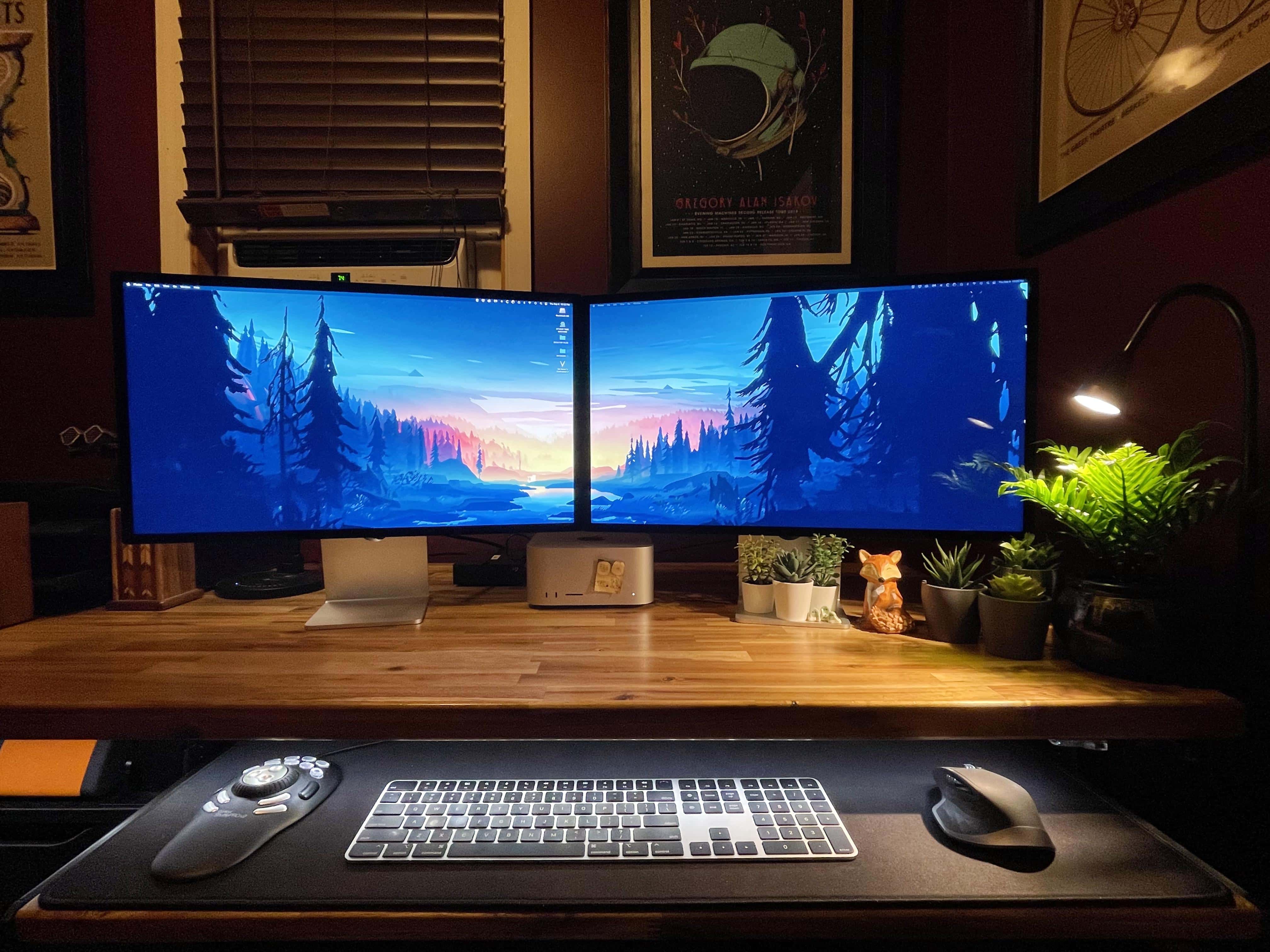 Mac Studio, check. Dual Studio Displays, check. Crippled bank account, check.
