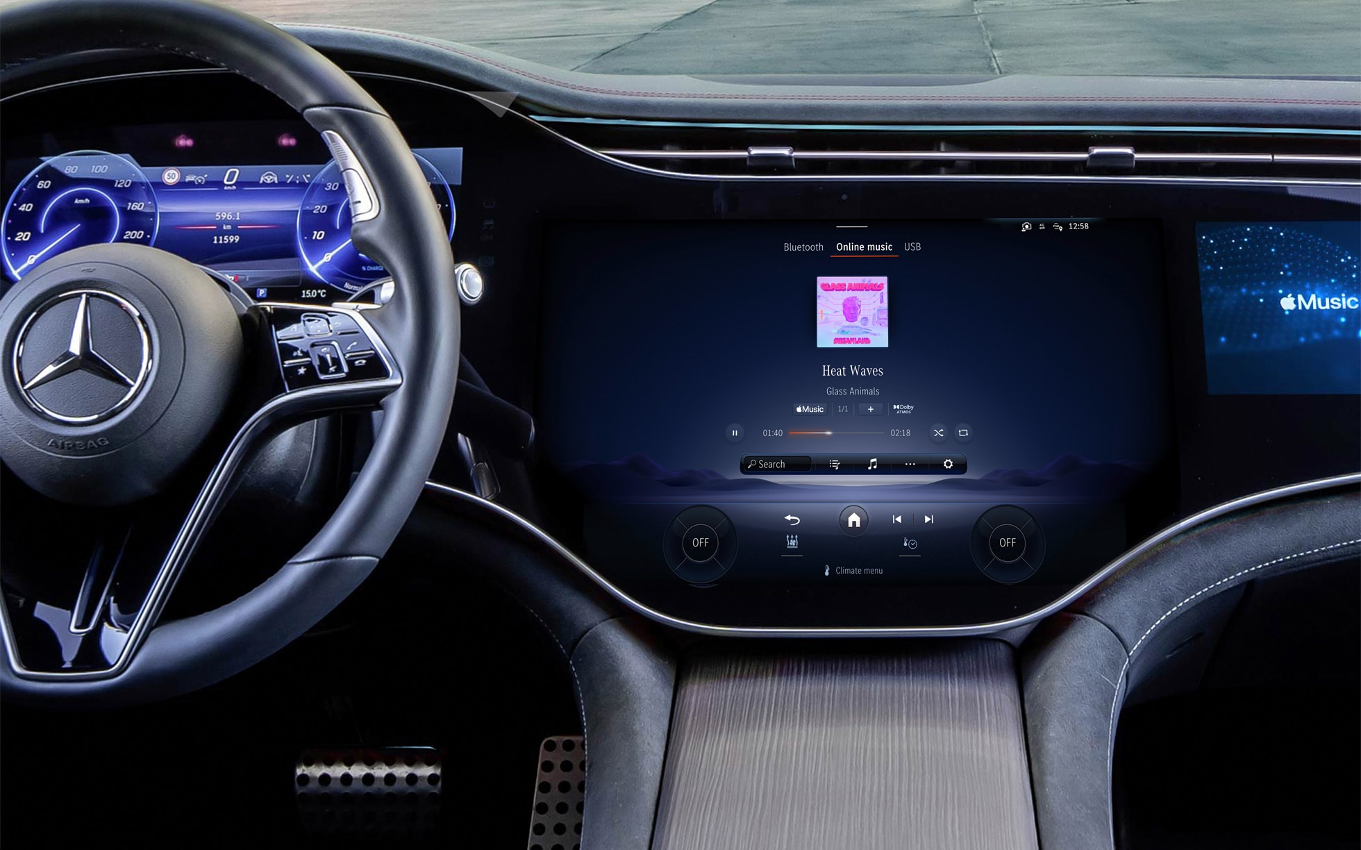 Apple Music with Spatial Audio on MBUX systems