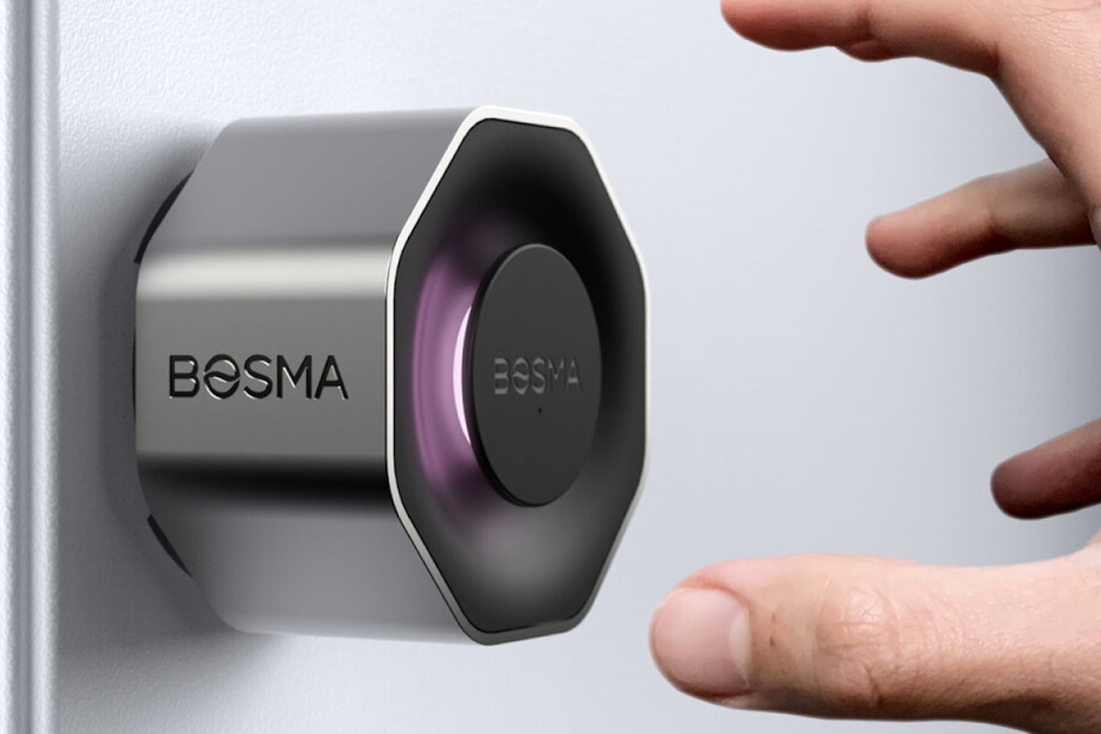 Lock and unlock your door anywhere, any time with the BOSMA Aegis.