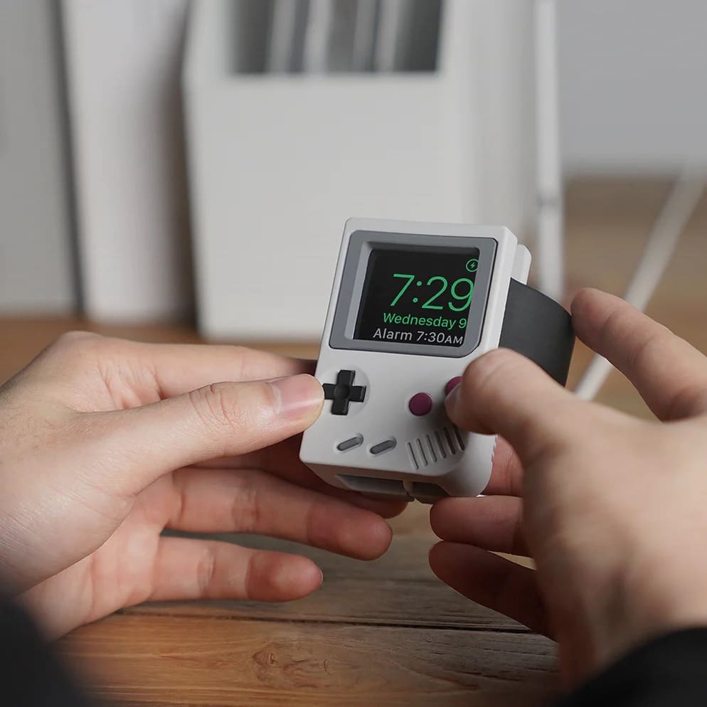 Elago's W5 Apple Watch Stand is a blast from the past.