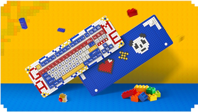 Go crazy with those Lego bricks.
