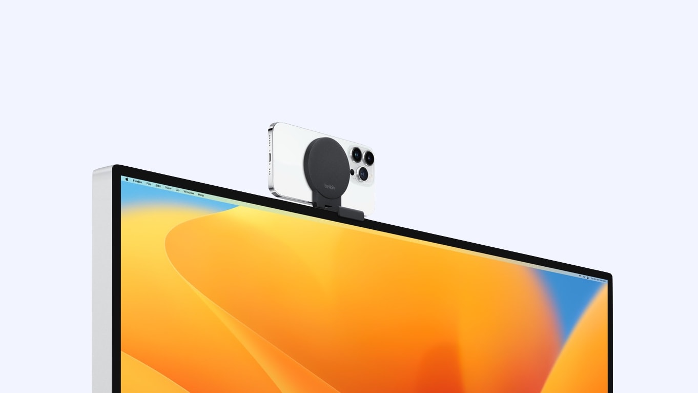 Use an iPhone as a Mac webcam with new Belkin mount