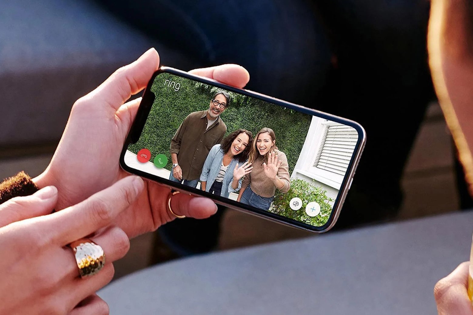 See your visitors from any with a Ring video doorbell, less than $50 today.