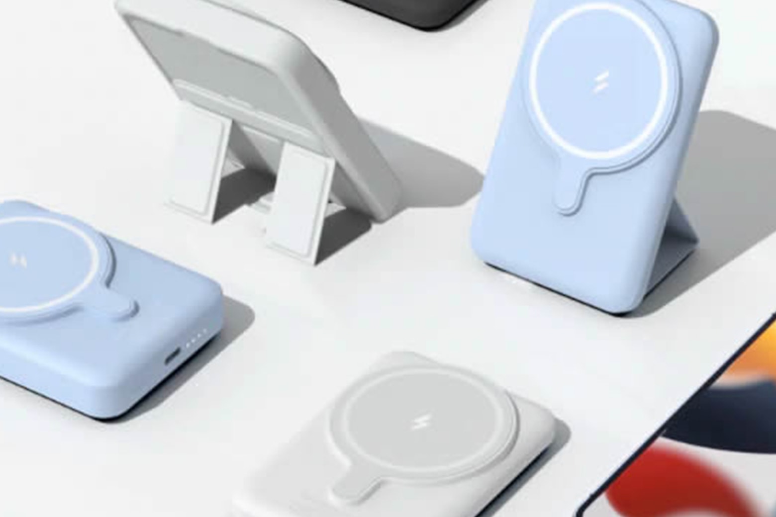Combine charge and stand with this iPhone compatible charger.