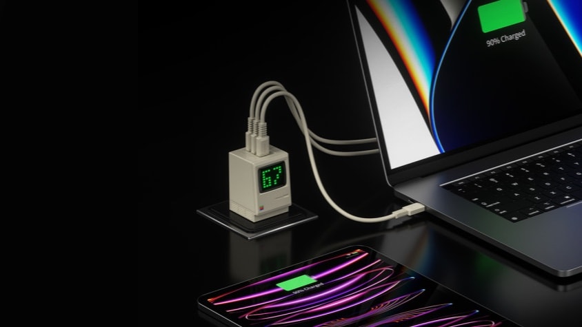 Get nostalgic with powerful wall charger shaped like tiny Macintosh
