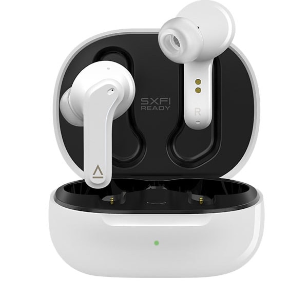 Noise cancellation and good battery life make Creative's new earbuds a good value at $45.