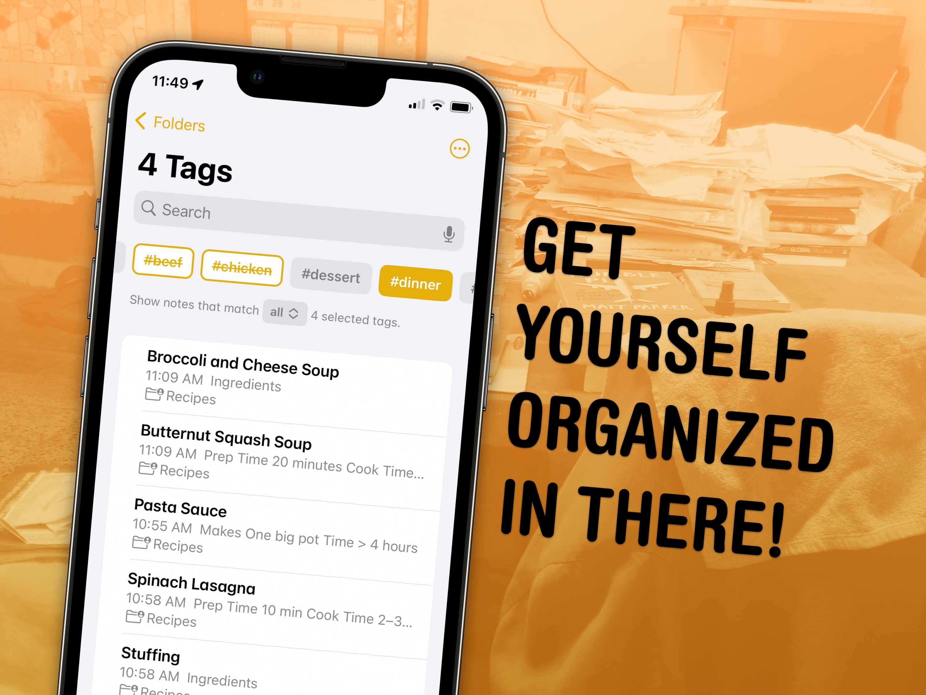 Get yourself organized in there!