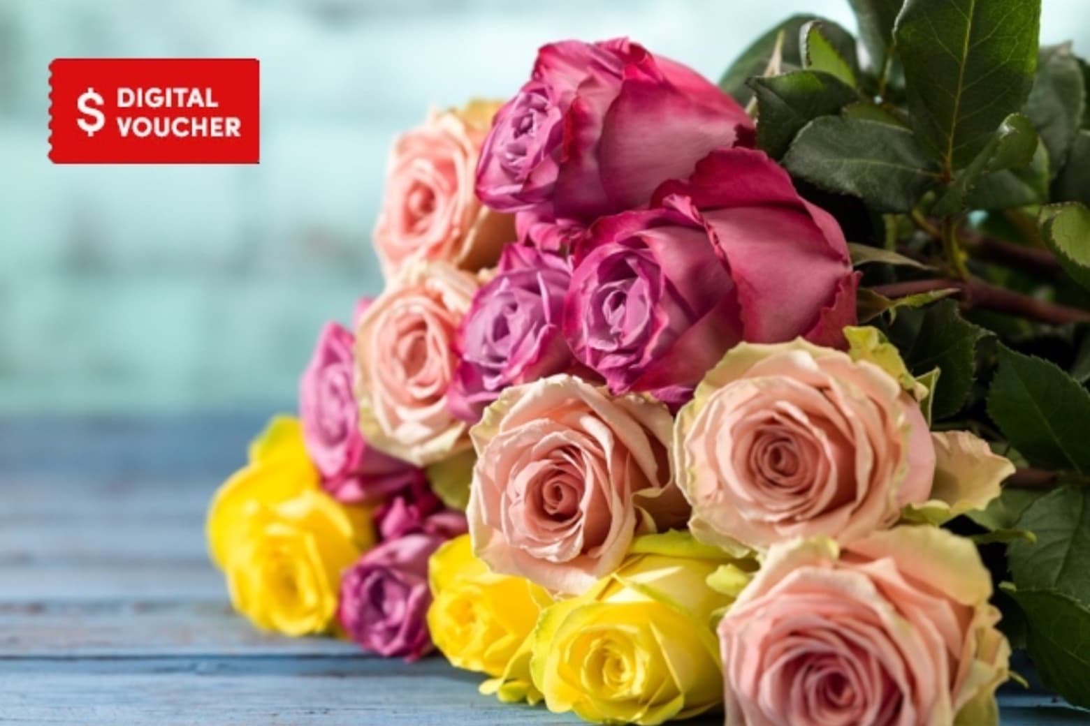 Gift your Valentine 2 dozen roses this holiday without breaking the bank.