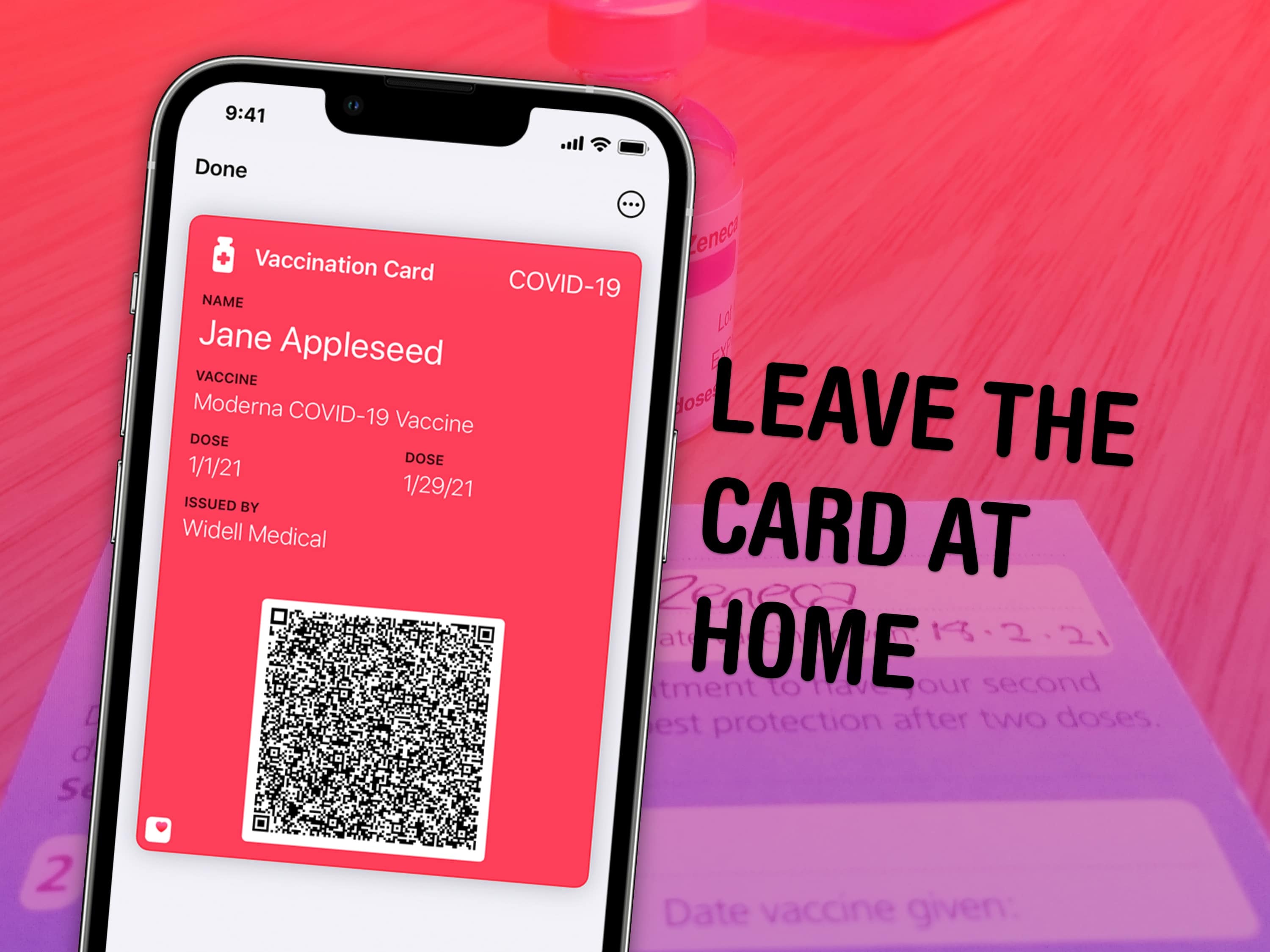 Leave the card at home