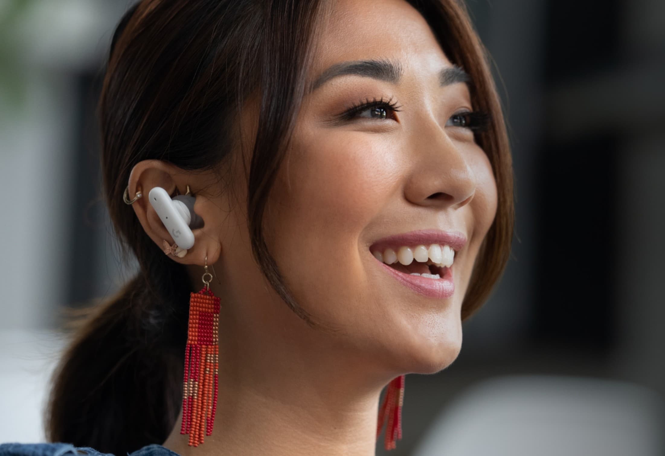 Logitech G Fits wireless gaming earbuds feature a custom-molded fit and strong connectivity.