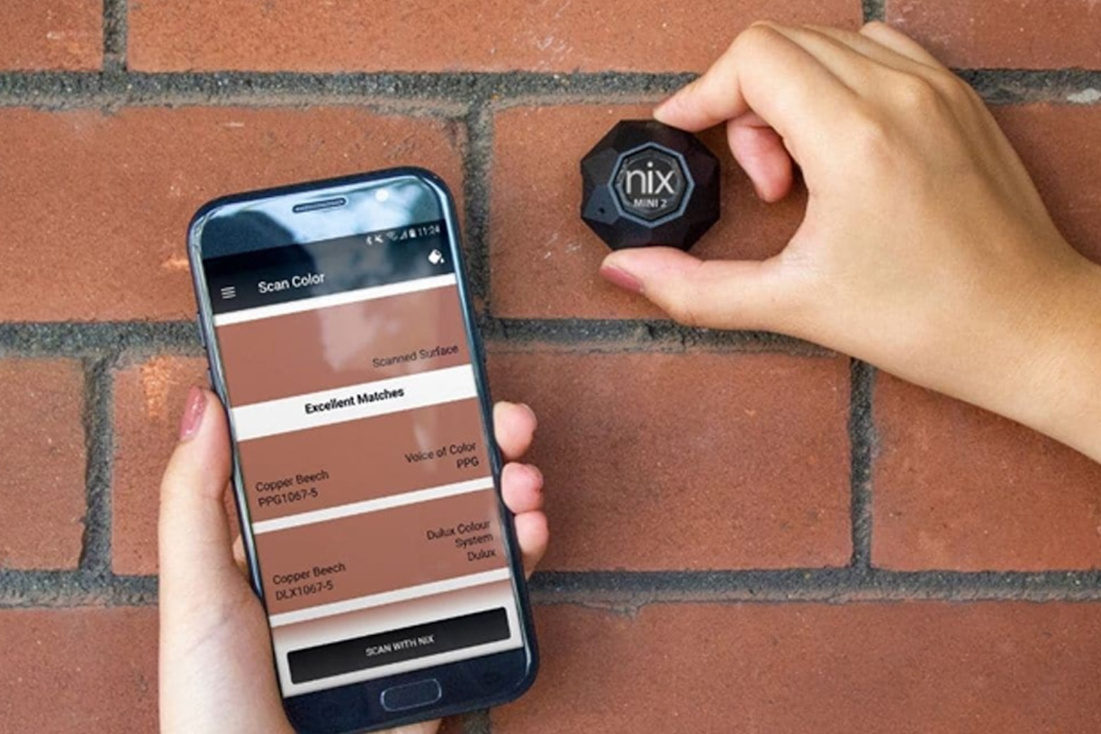 Get the right color every time with this color-matching tool for iPhone. Works with a free paint-matching app.