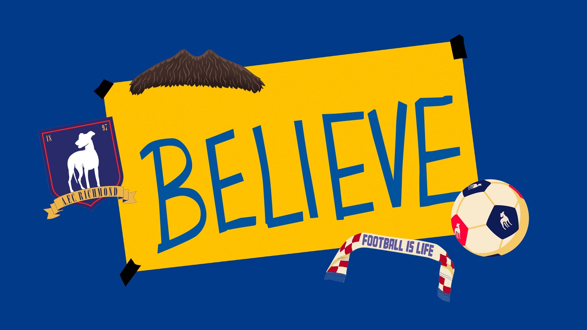 Apple class gets budding artists started designing 'Ted Lasso' 'Believe' poster