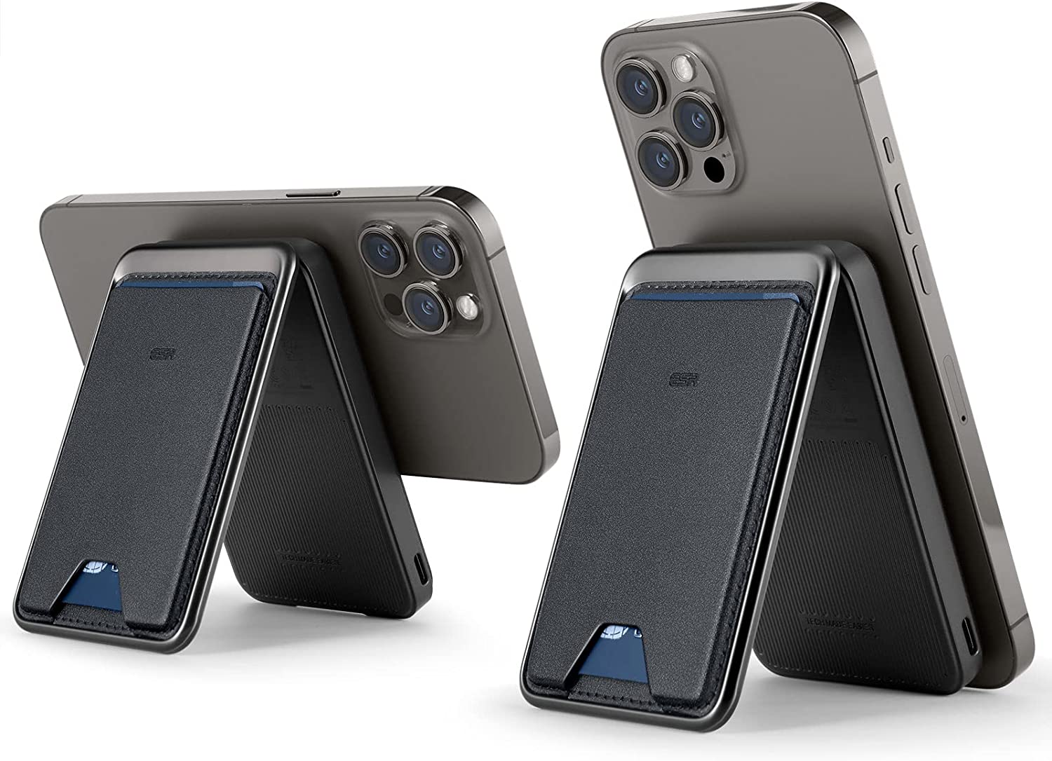 Charge your iPhone on the go, carry a couple of cards and set it up as a stand to watch videos.
