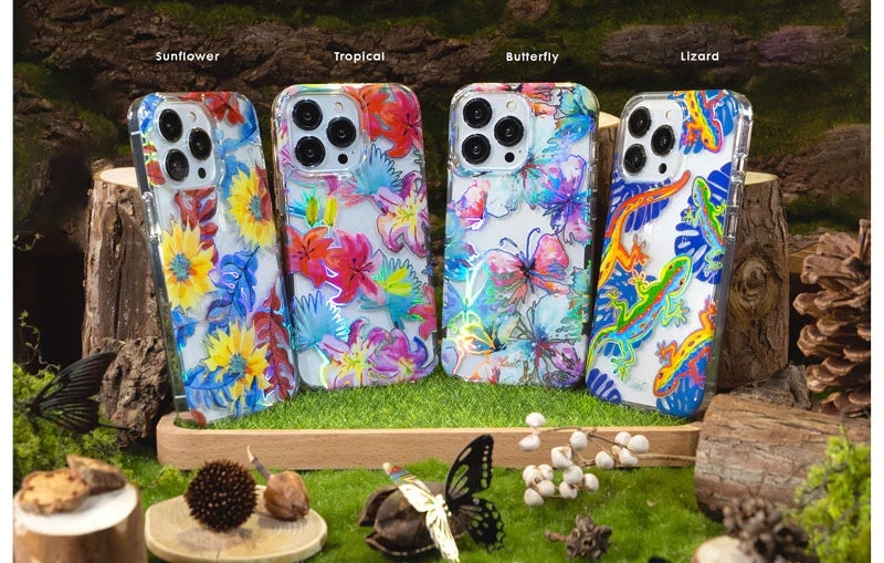 The four Laut Crystal Palette iPhone 14 cases are colorful indeed.